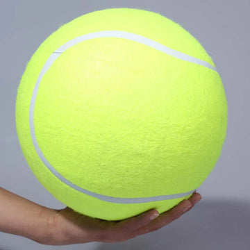 Giant 9.5 Inch Inflatable Dog Tennis Ball | Durable Interactive Outdoor Toy for Large Dogs & Families