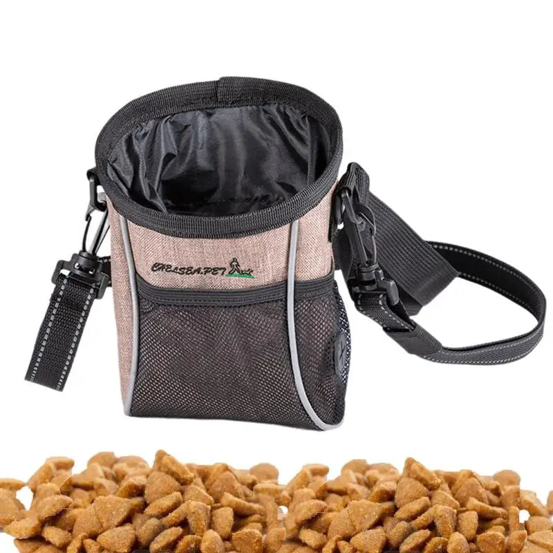 Dog Treat Training Pouch – Portable Waist & Shoulder Bag with Adjustable Belt, Snack & Accessory Storage for Training & Walks