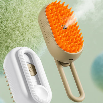 3-in-1 Pet Hair Brush Steam Spray
